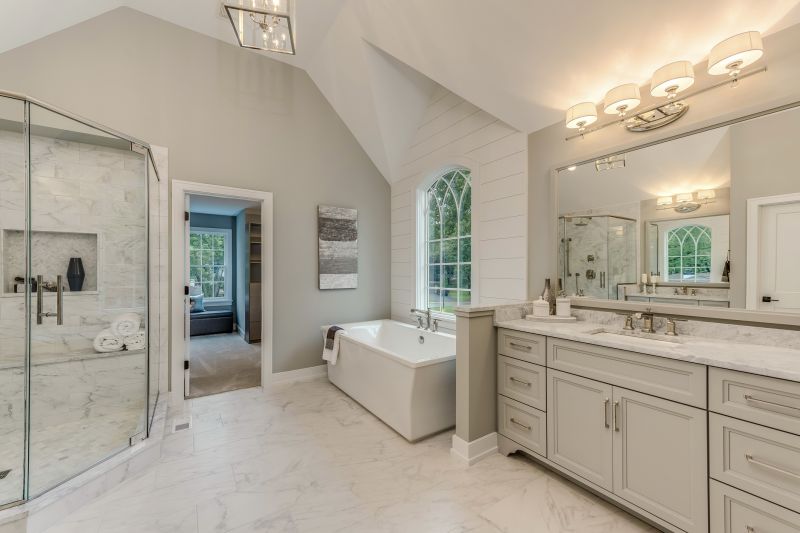 Marble Bathroom Floor and Walls